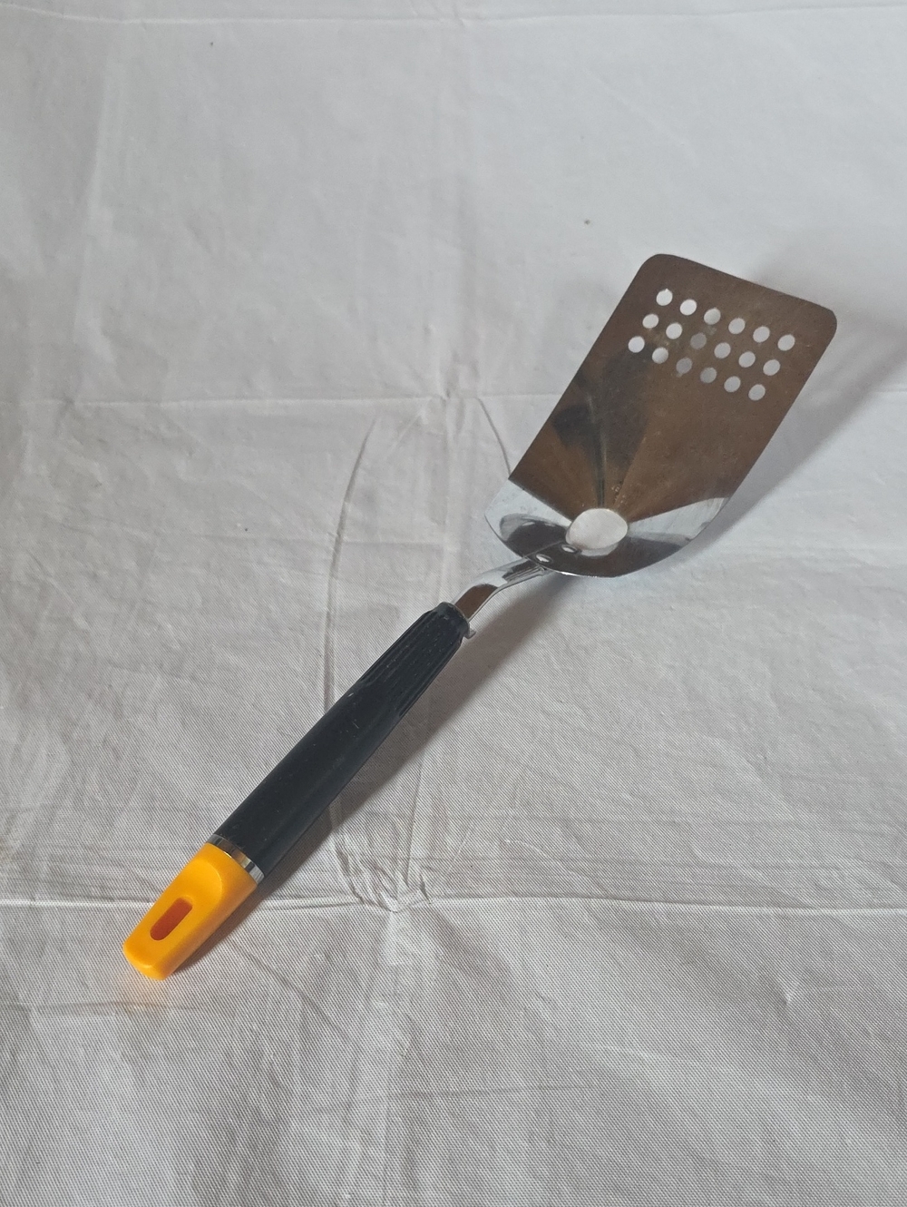 Top Drawer USA by Ekco VTG‎ Stainless Spatula Drain Holes 12"